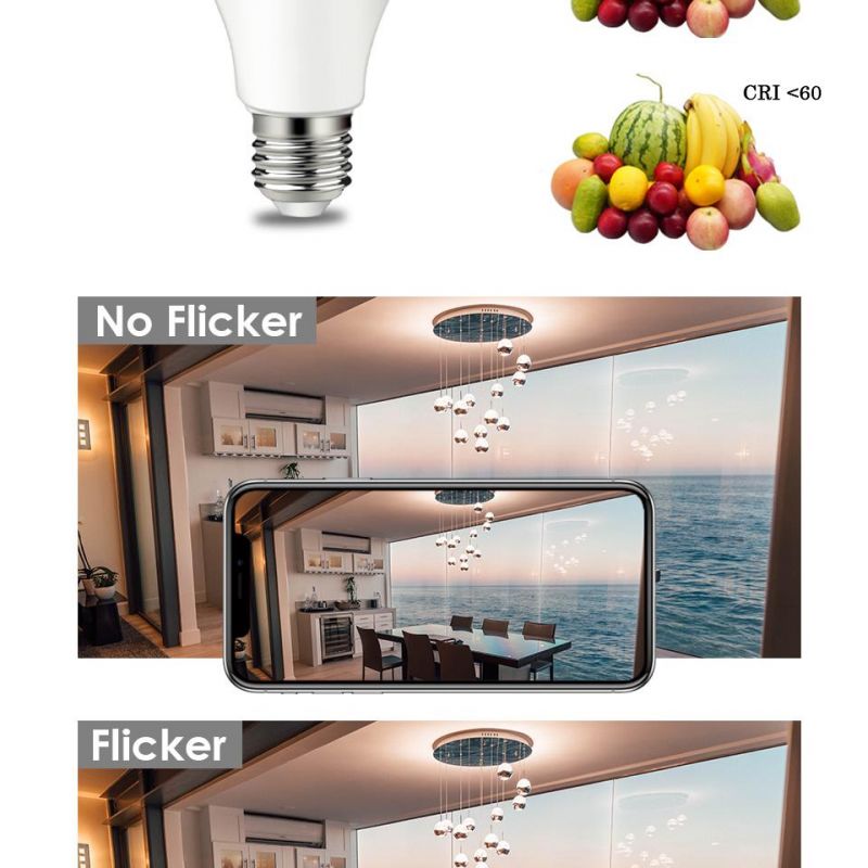 LED Smart Lighting Lamp 10W E27 B22 Light Sensor LED Light Bulb Night on Day off Intelligent Bulb Lamp with CE RoHS Approval