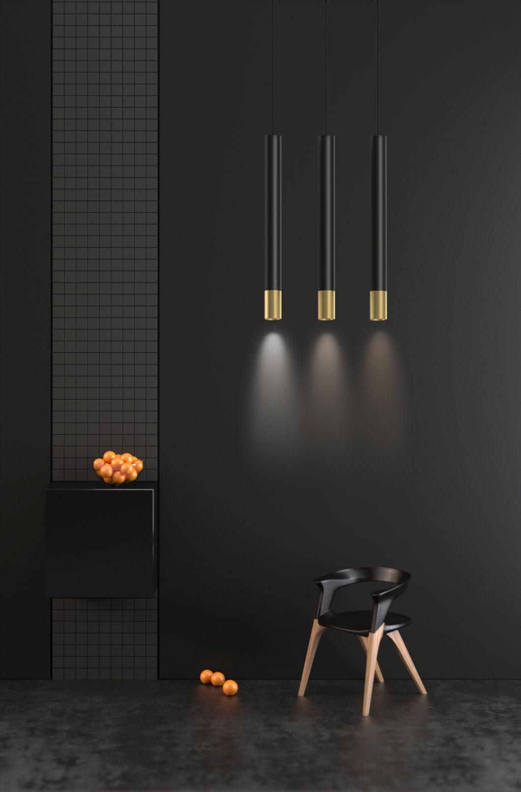 LED Pendant Lamp Aluminum Suspension Lighting Ceiling Cylinder Pendent Light Long Tube Lamp