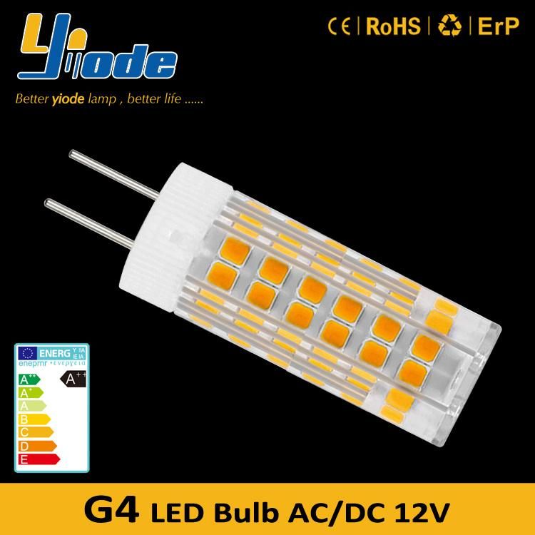 G4 12V 4W 2835SMD75 Ceramic LED Lamp for Chandelier