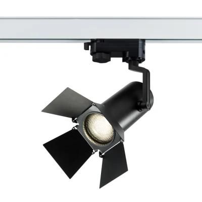 30W High Luminous Track Light with Barn Door for Cabinet 3 Years Warranty