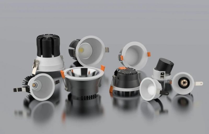 LED Ceiling Lights 30W Recessed Down Light Aluminum Anti-Glare Embedded Ceiling Spotlights Indoor Lighting Fixtures