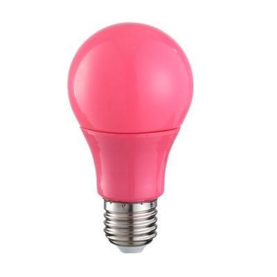 Red Yellow Blue Green Pink Colorful SMD5730 A60 7W 9W 12W B22 E27 LED Lamp Lights Machine LED Bulb