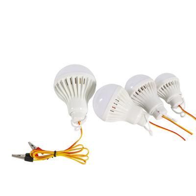 12V DC 3W 5W 7W 9W 12W Economic Plastic LED Bulb