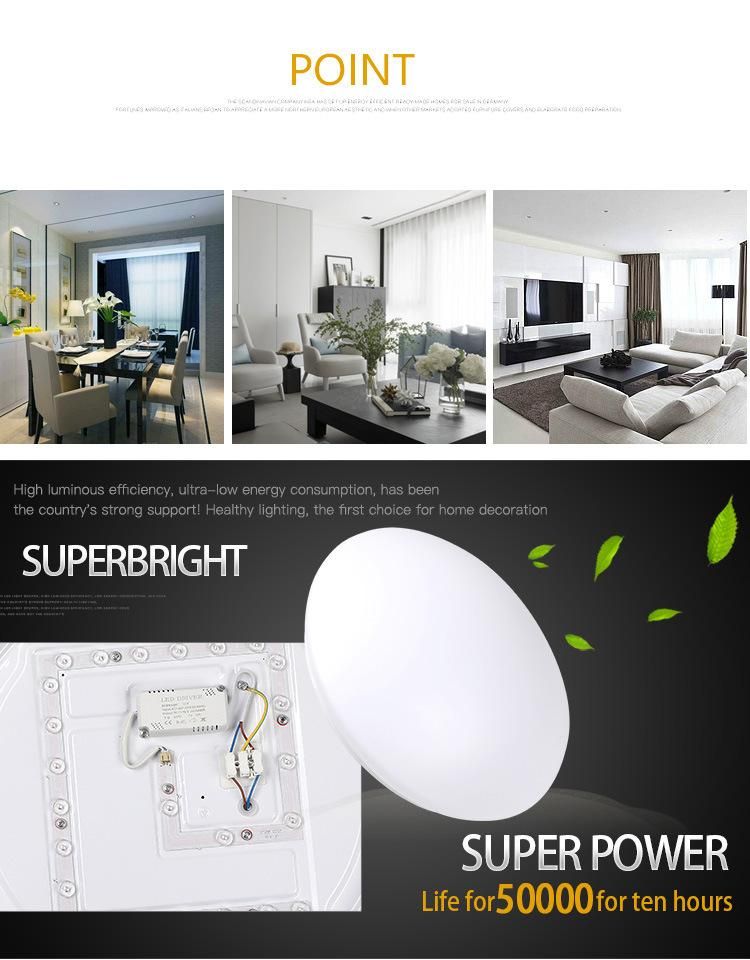 CE CCC Smart Wifiround Aluminumwood Hallwayled Ceiling Profile Surgical Ceiling Light