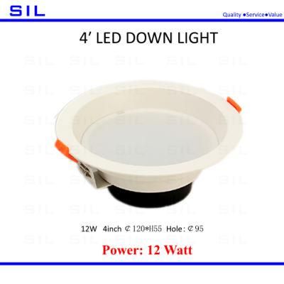 Energy Saving LED Light Downlight and Long Lasting Quality Light 12W Interior Lighting LED Down Light