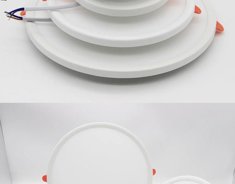 8000K PF0.9 IP22 18W Surface Aluminum LED Panel Light