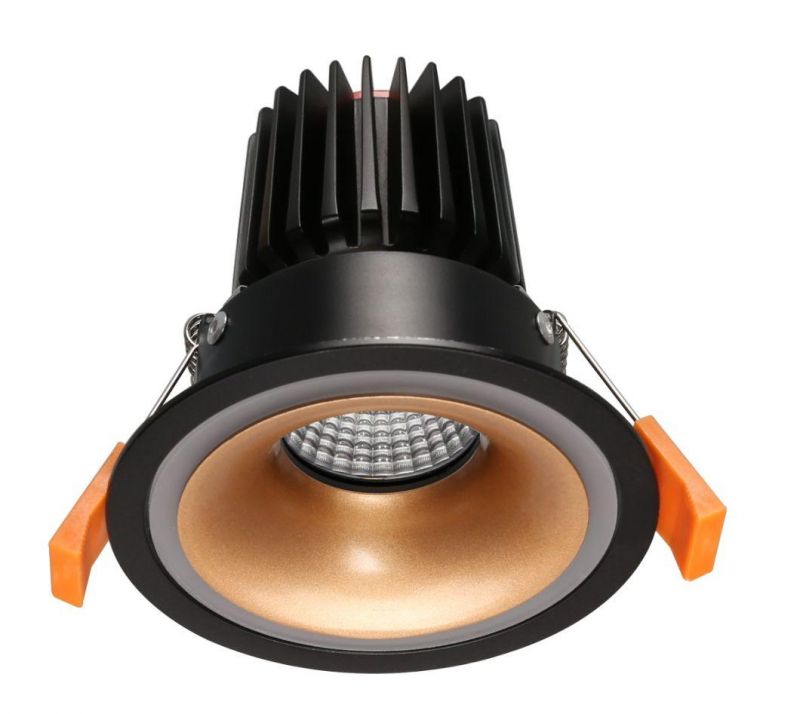 Black Golden Acrylic Aluminum Material COB LED Downlight Module