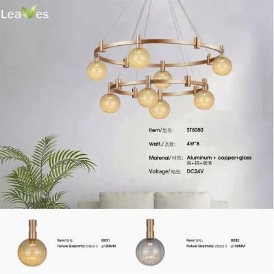 Hot Sales Euro LED Chandelier for Living Room, Home, Villa and Hotel Amazing Decoration Modern Pendant CE ETL Certification Black