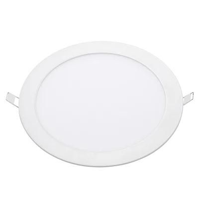 Super Slim Circular LED Light Panel 12W Color Box Packaging