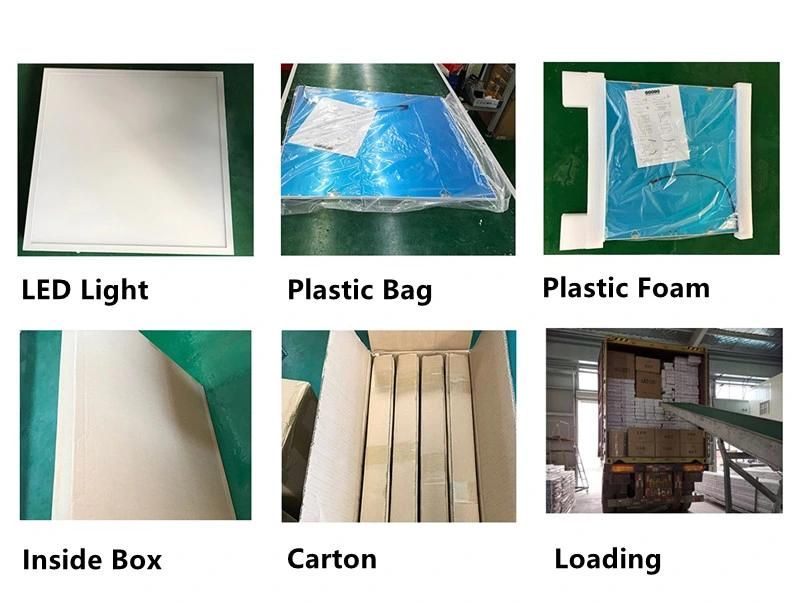 Interior Commercial Office Lamp Square Backlit Lighting 600*600 LED Panel Light