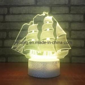 Touch Remote Color Change Lamp Creative Gifts Bedside Decorative 3D Night Light
