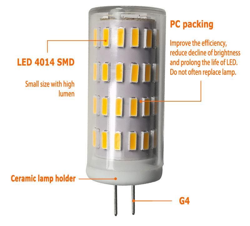 3W LED Bulb 12V G4 Bi Pin Base 12V LED Lamps