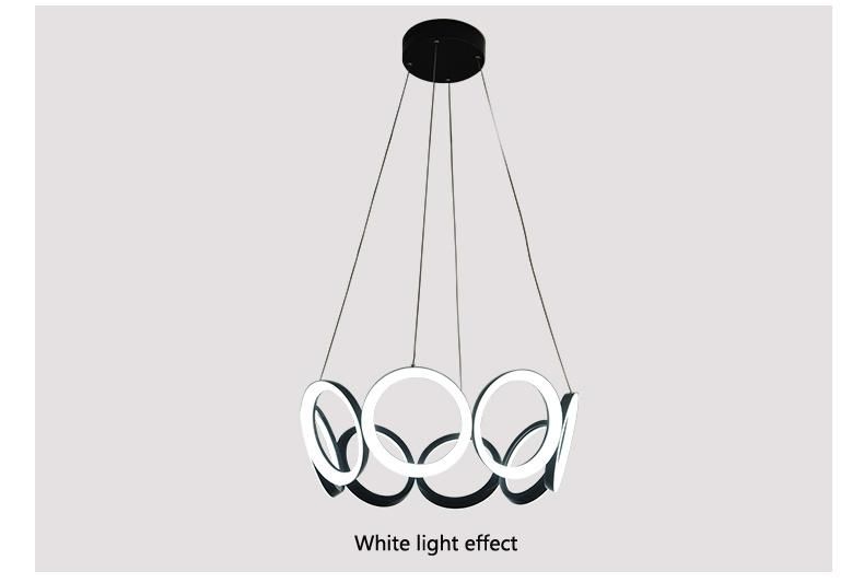 Hot Selling Indoor Modern Simple Lighting Energy Saving Luxury LED Hanging Pendant Lamp