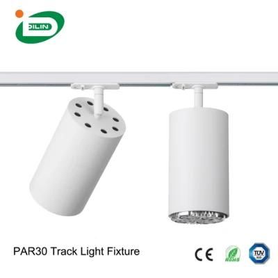 Stylish Modern 20W 30W LED Track Light Housing Home Decoration Light IP20 LED PAR30 Light for Stage Lighting