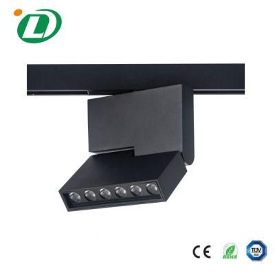 Interior LED Decoration Light Magnetic Track Light DC48V Dali Dimming Linear LED Spot Lights