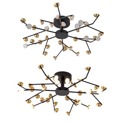 Masivel Factory Living Room Ceiling Mounted Dining LED Ceiling Light Plum Blossom Shape Bedroom Lamps