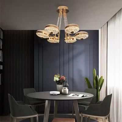 Dafangzhou 100W Light China Matte Black Chandelier Supply Crystal Lighting 2years Warranty Period Decorative Chandelier Applied in Washroom