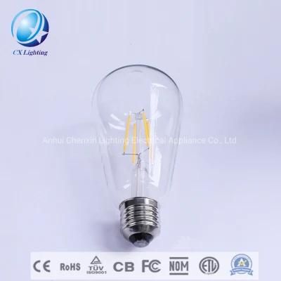 Wholesale 4W 5W 7W 8W 10W 11W E27 Bulb Filament St64 Decorative Vintage Edison LED Bulb