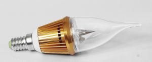 3W E14 Golden Color LED Candle Bulb Light (LC-JP005)