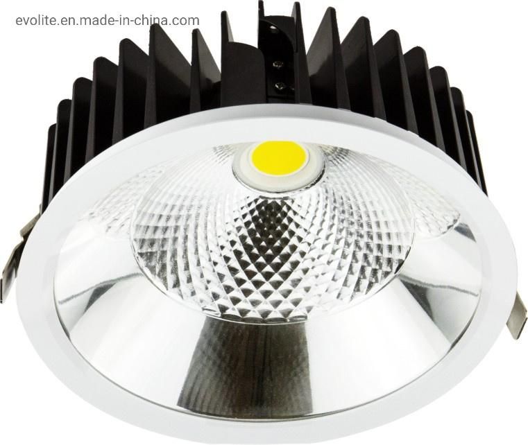 Adjustable Big Watts High Quality LED Trimess Downlight Building Material LED COB Spotlight