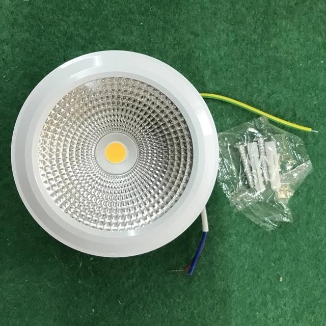 Epistar COB Black White Downlight Surface Mounted LED Ceiling Light for Living Room Bedroom Office